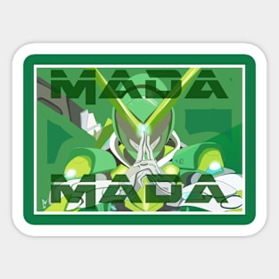 Genji Sentai "Mada Mada" Sticker